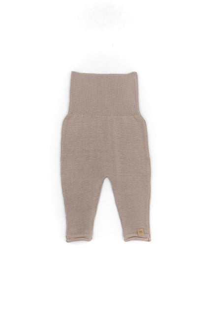 Pantaloni Bamboom per bambini in maglia cammello