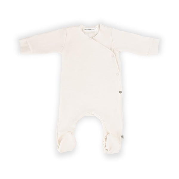 Bamboom Tutina Neonato Prematuro Con Piedi 0M Crema