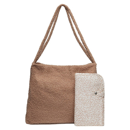 Jollein Borsa per pannolini Shopper Boucle Biscuit