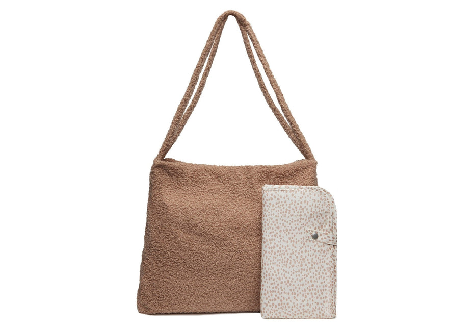 Jollein Borsa per pannolini Shopper Boucle Biscuit