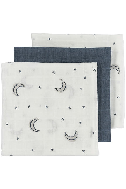 Meyco Panno Idrofilo Luna 3-Pack Indaco 70X70cm