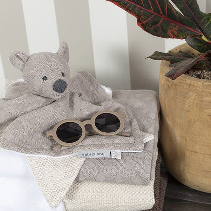 Coperta per culla Baby's Only in ciniglia Reef Urban Taupe