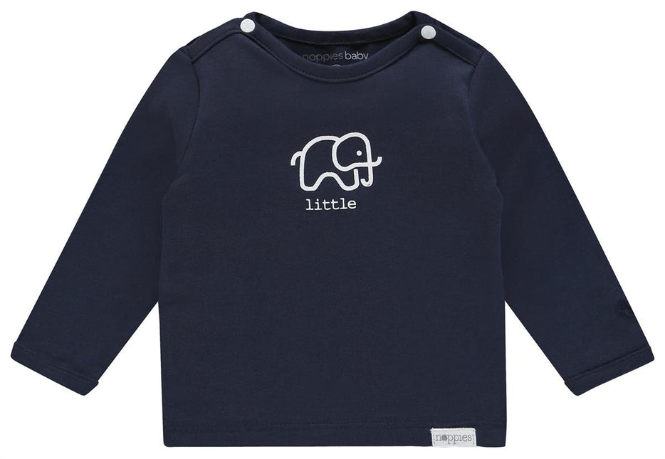 Camicia da bambino Noppies Amanda Elephant Navy