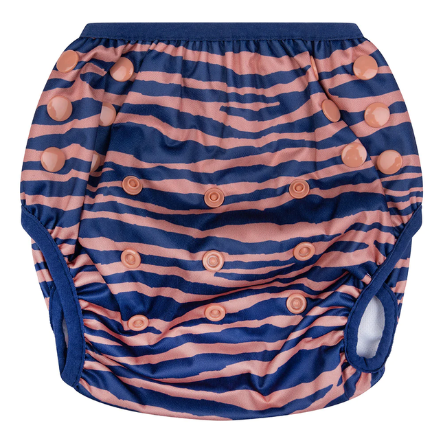 Swim Essentials Pannolino da bagno Zebra Blu