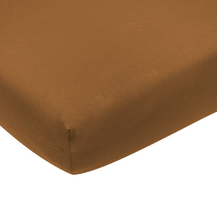 Meyco Lenzuolo a pieghe Jersey Camel 40x80/90 cm