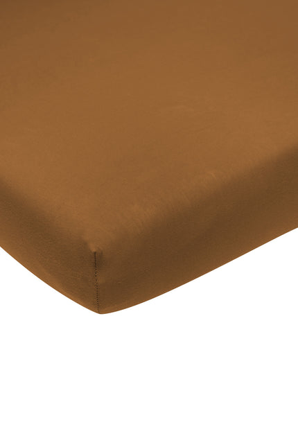 Meyco Lenzuolo a pieghe Jersey Camel 40x80/90 cm