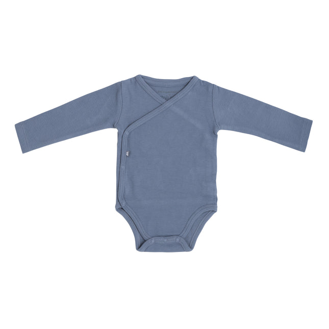 Pagliaccetto Only Baby a maniche lunghe in puro blu vintage