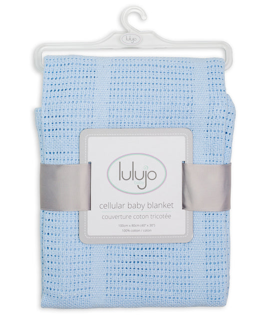 Lulujo Coperta per culla blu cellulare