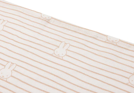 Jollein Panno Idrofilo Miffy Stripe Biscuit 70cm 3 pezzi