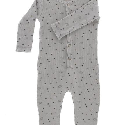 Snoozebaby playsuit verde fumo Lets Grow