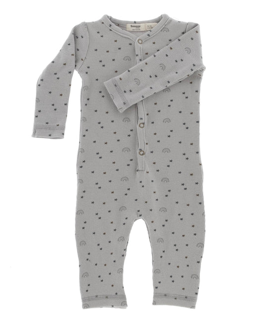 Snoozebaby playsuit verde fumo Lets Grow