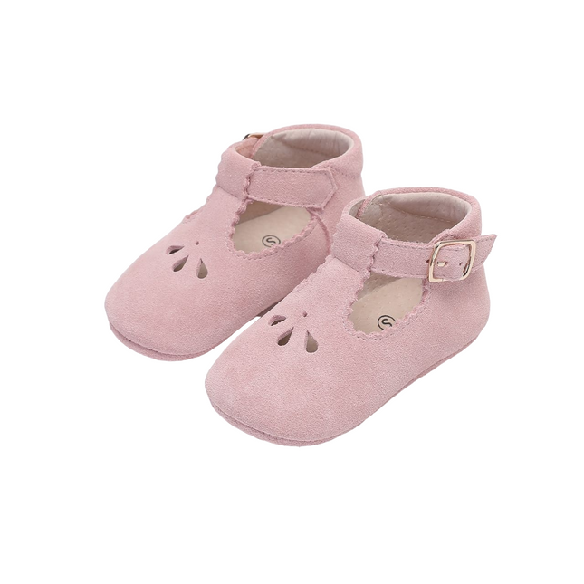 Baby Dutch Baby Shoes Evi Rosa Camoscio