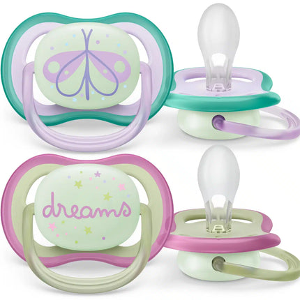 Philips Avent Succhietto +0 mesi Air Night Firefly/Dream