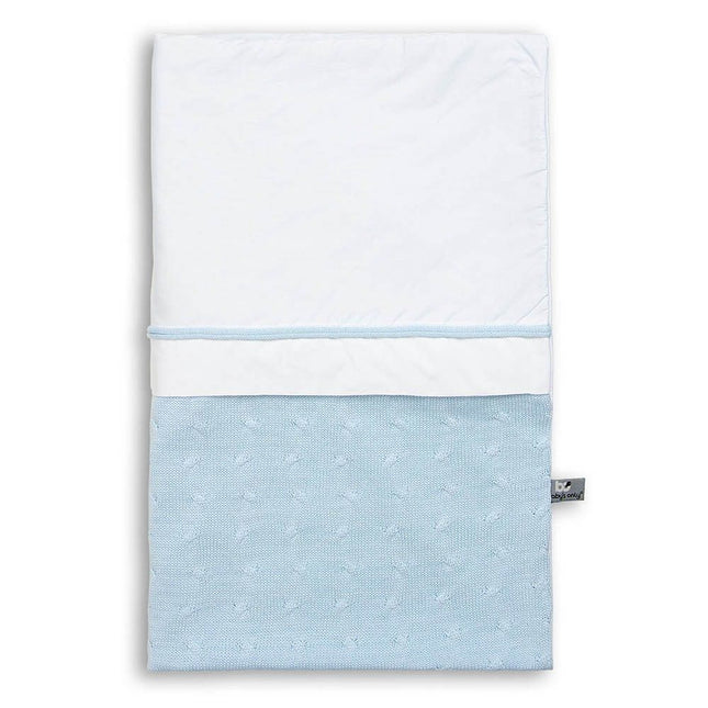 Copripiumino Baby's Only Cable Baby Blue 100x135cm