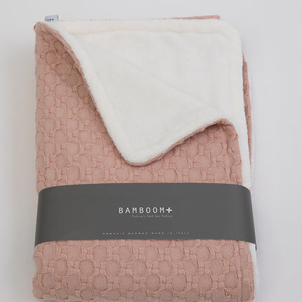 Bamboom Coperta per culla Miele Rosa Nudo 75x100cm