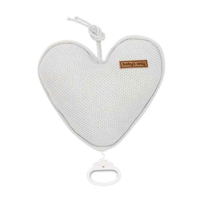 Ciondolo musicale Baby's Only Heart Classic Argento/Grigio