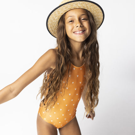 Costume da bagno Swim Essentials Cuore di bambino arancione