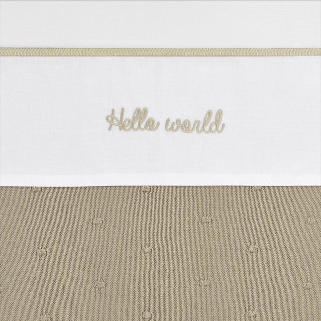 Lenzuola Meyco Hello World Sand