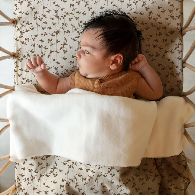 Coperta da letto per bambini Yumi Brown Leafs