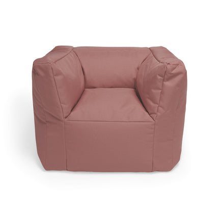 Poltrona Beanbag Jollein per bambini, rosa tenue