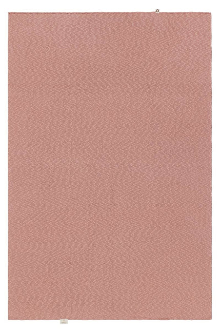 Noppies Coperta per culla reversibile in maglia melange Misty Rose 100x140cm