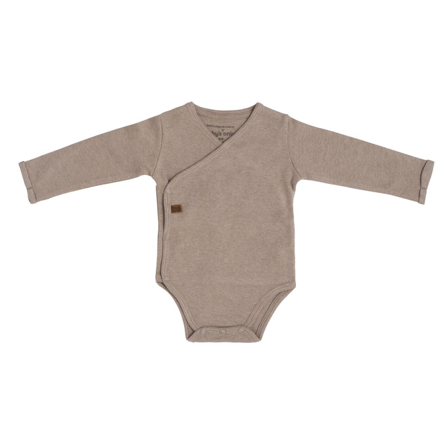 Tutina Only Baby's a maniche lunghe Melange Clay