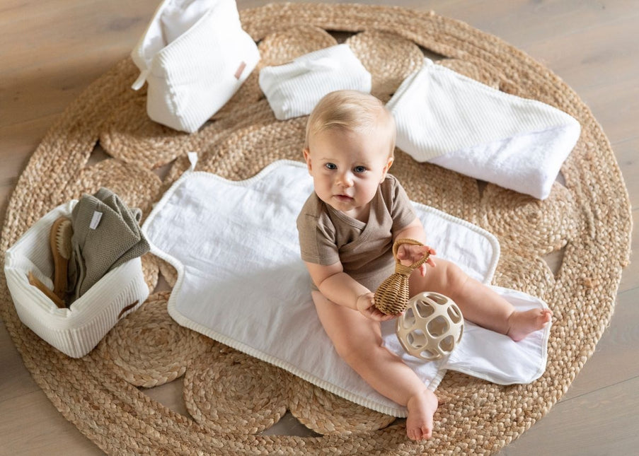 Fasciatoio solo per bambini Sky Warm Linen