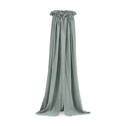 Rete da letto Jollein Veil Verde Cenere Vintage 155 cm