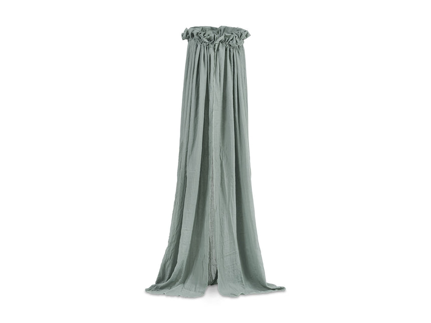 Rete da letto Jollein Veil Verde Cenere Vintage 155 cm