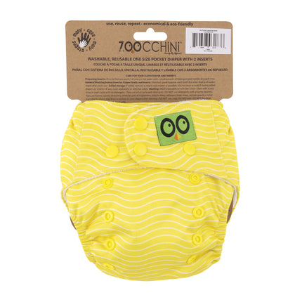 Zoocchini Pannolino lavabile Puddles The Duck con inserto