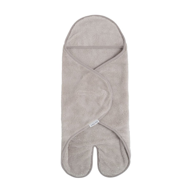 Coperta avvolgente Baby's Only Baby Cozy Urban Taupe con piedini