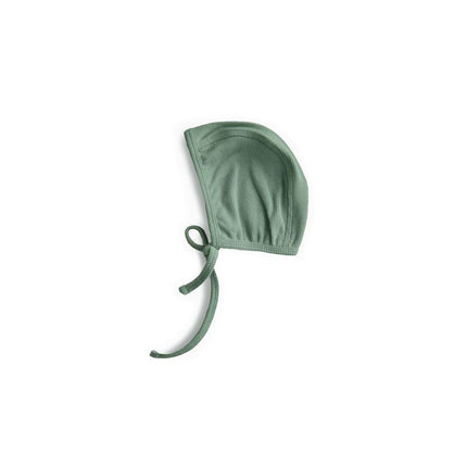 Cappello Mushie Baby Bonnet Verde Romano