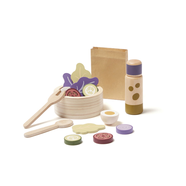 Set di insalate giocattolo in legno Kid's Concept