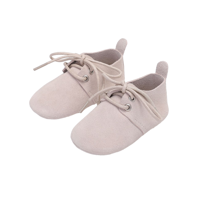 Baby Dutch Shoes Nova Ecru Suede