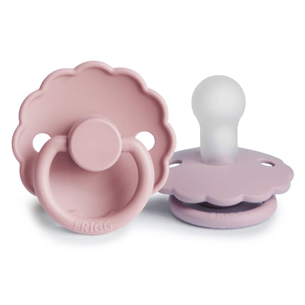 Ciuccio Frigg Misura 1 Daisy Baby Rosa/Soft Lilac Silicone Confezione da 2 pezzi