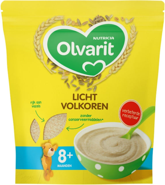 Olvarit Alimenti per bambini Light Integrali 8+ Mesi