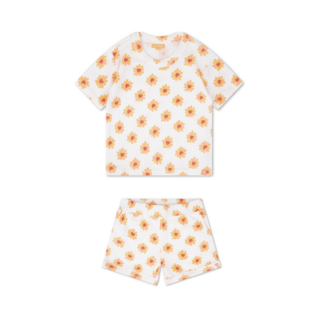 Set di abbigliamento Swim Essentials in spugna con cuoricini a fiori