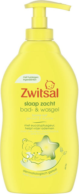 Zwitsal Sleep Soft Bath & Wash Gel Eucalyptus 400ml