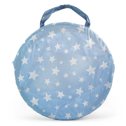 Tunnel per bambini Star Blu 46x180