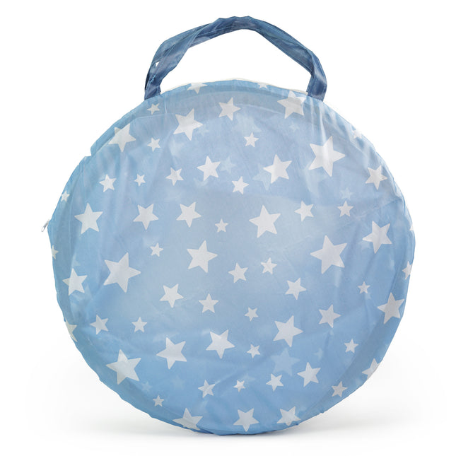 Tunnel per bambini Star Blu 46x180