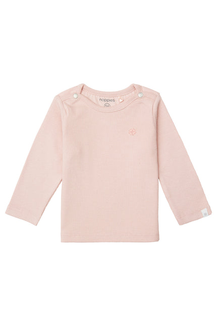 Noppies Baby Shirt manica lunga a costine Natal Rose Smoke