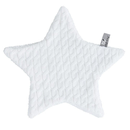 Baby's Only Cuddle Cloth Star Cable Bianco