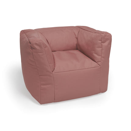 Poltrona Beanbag Jollein per bambini, rosa tenue