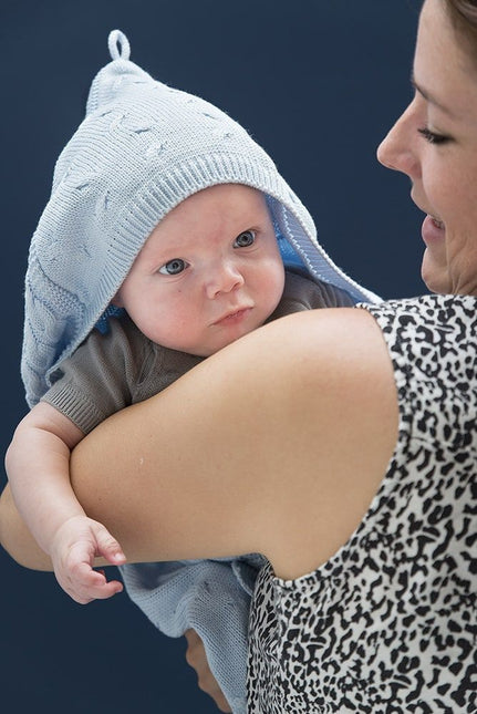 Coperta avvolgente Baby's Only Baby Cable Baby Blue