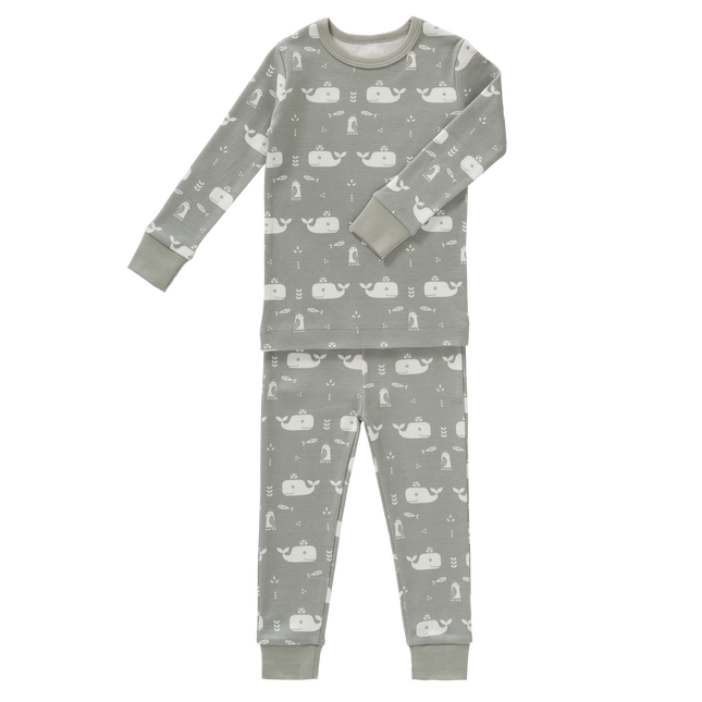 Fresk Pigiama per bambini Balena Dawn Grigio 2 pezzi