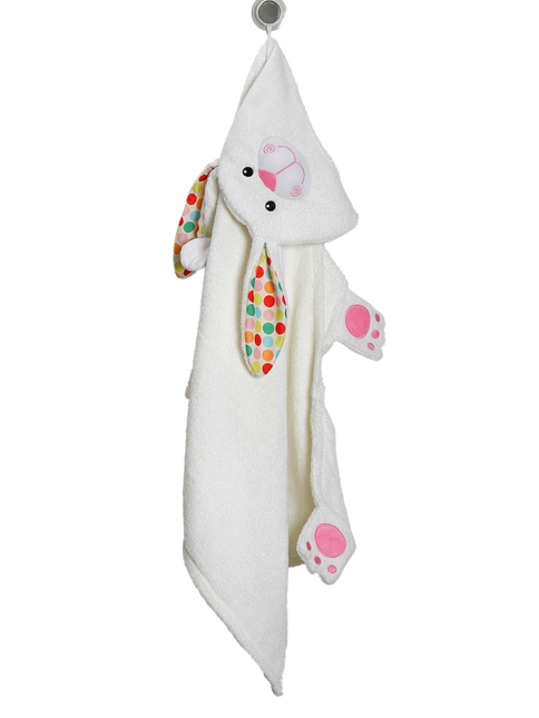 Zoocchini Bathcape Baby Bella The Bunny Cotone