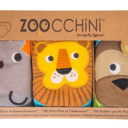 Zoocchini Pantaloni Pratica Ragazzi Cotone Safari 3 pezzi