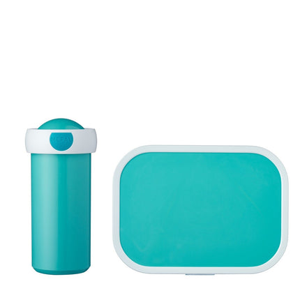 Mepal Lunchset Campus Tazza per la scuola+Lunchbox Turchese