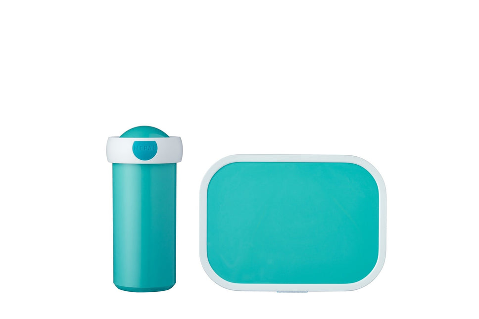 Mepal Lunchset Campus Tazza per la scuola+Lunchbox Turchese