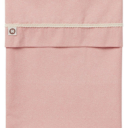 Noppies Lenzuolo per culla Tiny Dot Popeline 2-Way Misty Rose 80x100cm